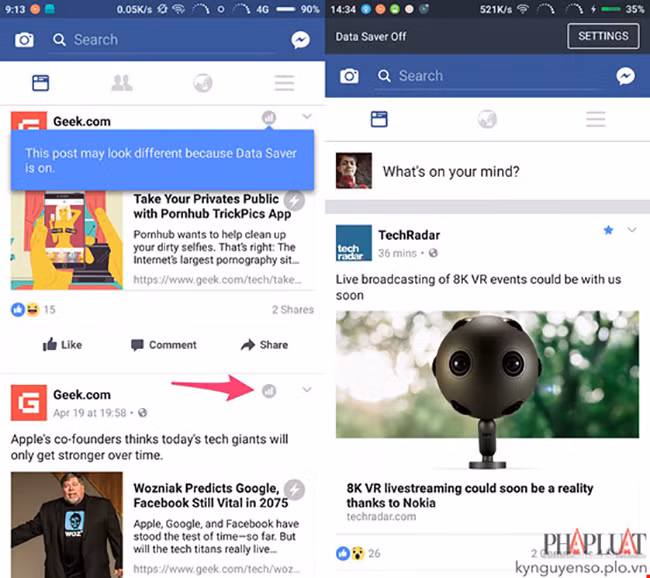 tiết kiệm, 4G, thủ thuật, facebook, VietTimes