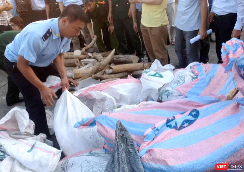 Nhà chức trách đang kiểm tra lô hàng.