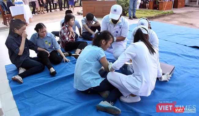 Sơ tán ra khỏi vị trí cháy nổ