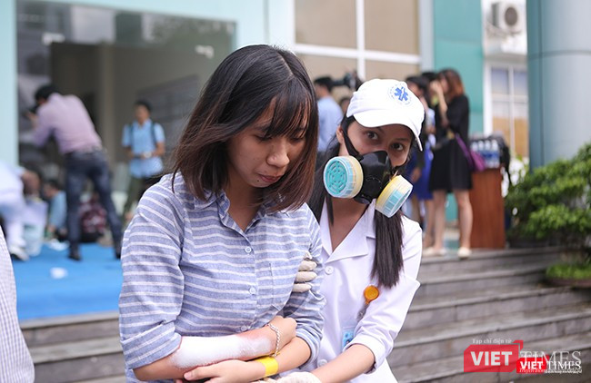 Trong một kịch bản tình huống khác, một thảm họa cháy nổ xảy ra