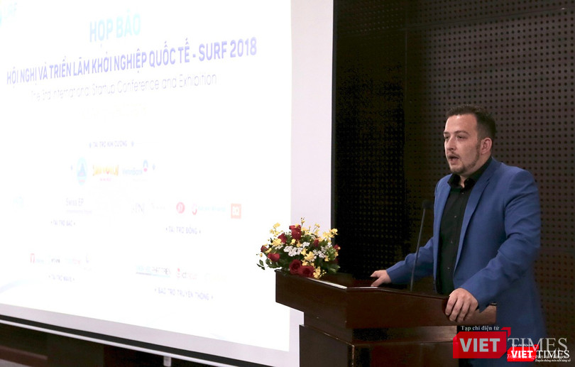 Đại sứ Israel tại Việt Nam đánh giá cao sự kiện SURF 2018 và giới thiệu về triển lãm thành tựu về đổi mới sáng tạo Israel sẽ được tổ chức nhân kỷ niệm 25 năm thiết lập quan hệ ngoại giao giữa Việt Nam và Israel tại SURF 2018