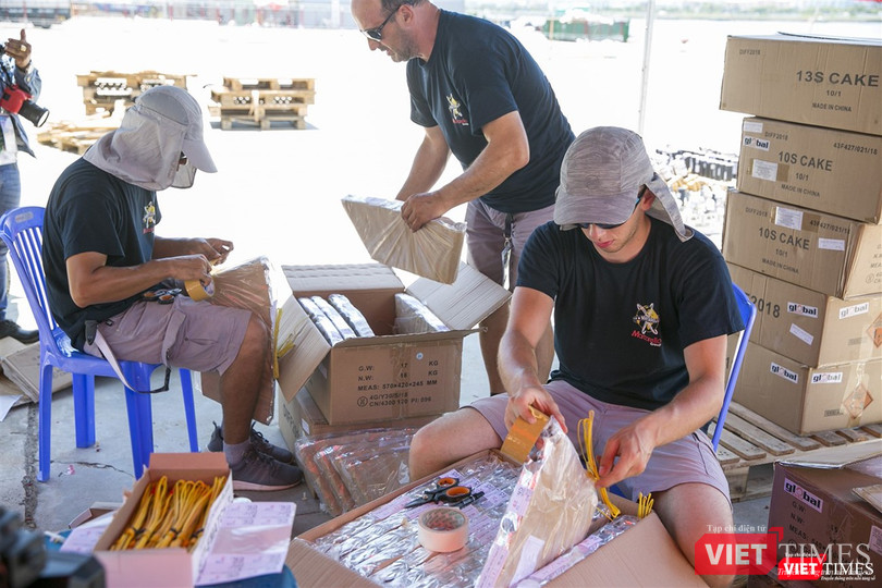 Những công đoạn chuẩn bị pháo cuối cùng của đội Ý dành cho đêm chung cuộc DIFF 2018