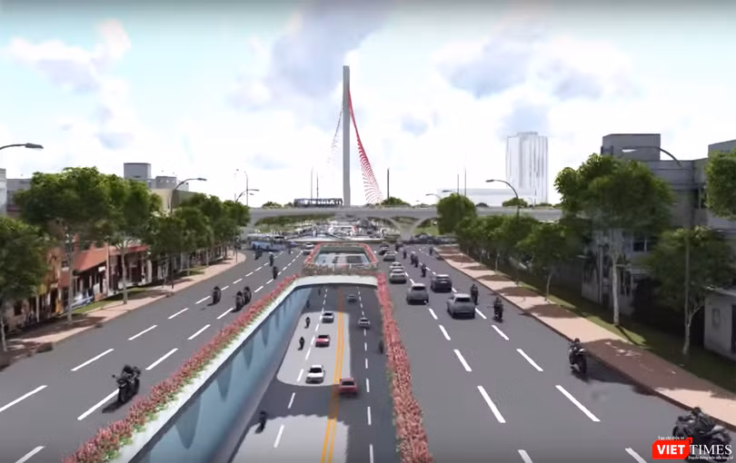 Đà Nẵng sẽ xây nút giao thông 3 tầng phía tây cầu Trần Thị Lý hơn 550 tỷ đồng vào cuối năm 2018.