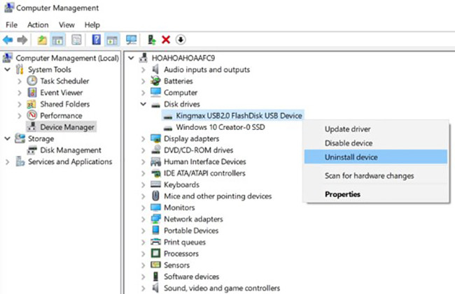 4 cách sửa lỗi máy tính không nhận ra USB ảnh 2