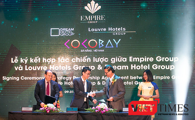 VietTimes, Tập đoàn quản lý khách sạn, Dream Hotel Group, Mỹ, Louvre Hotels Group, Pháp, Đà Nẵng, Empire Group, Cocobay