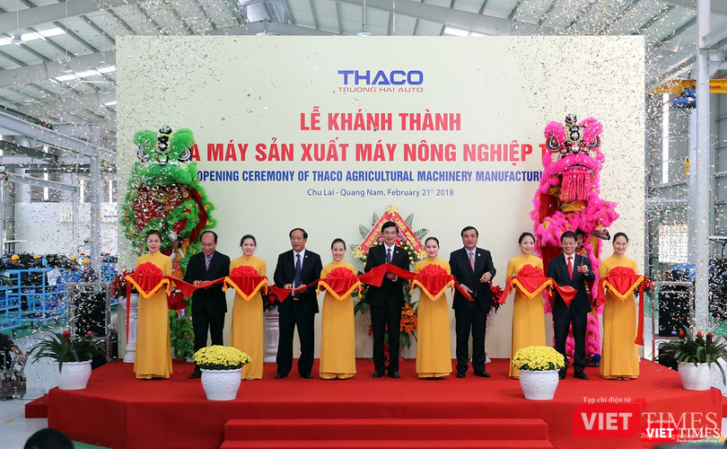 Sáng 21/2 (tức Mùng 6 Tết Mậu Tuất), tại Khu phức hợp cơ khí ô tô Chu Lai-Trường Hải thuộc Khu KTM Chu Lai, tỉnh Quảng Nam, Công ty Cổ phần Ô tô Trường Hải (THACO) đã tổ chức lễ khánh thành Nhà máy sản xuất Máy nông nghiệp Thaco.