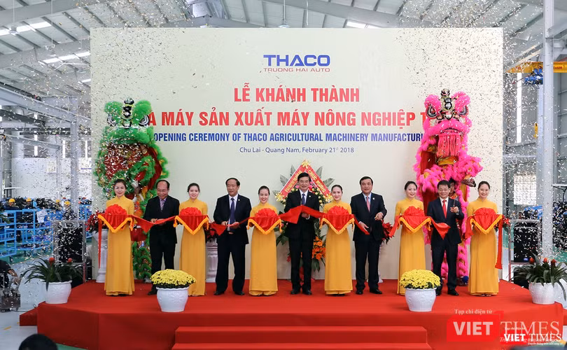 Sáng 21/2 (tức Mùng 6 Tết Mậu Tuất), tại Khu phức hợp cơ khí ô tô Chu Lai-Trường Hải thuộc Khu KTM Chu Lai, tỉnh Quảng Nam, Công ty Cổ phần Ô tô Trường Hải (THACO) đã tổ chức lễ khánh thành Nhà máy sản xuất Máy nông nghiệp Thaco.