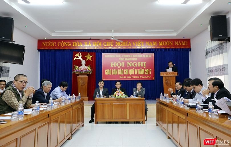 Chiều 15/1, Ban Tuyên giáo Tỉnh ủy Quảng Nam đã tổ chức Hội nghị Giao ban báo chí quý 4/2017 và định hướng Quý 1/2018.