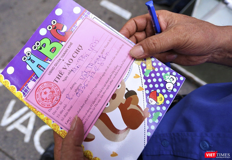 Đà Nẵng chính thức tái sử dụng thẻ đi chợ bắt đầu từ ngày 8/5 để phòng chống dịch COVID-19