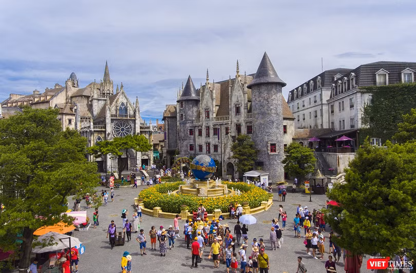 Một góc khu du lịch Sun World Ba Na Hills (Đà Nẵng)