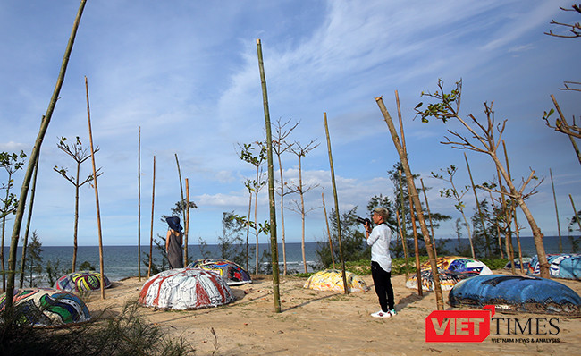 Ngắm “con đường thuyền thúng” độc đáo ở Quảng Nam ảnh 13