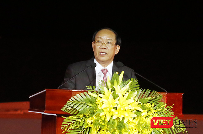 ông Đinh Văn Thu, Chủ tịch UBND tỉnh Quảng Nam thay mặt lãnh đạo và nhân dân tỉnh Quảng Nam gửi lời cảm ơn đến các đồng chí lãnh đạo Đảng, Nhà nước, các Bộ, ngành Trung ương, các địa phương và các vị khách quốc tế đã đến tham dự Festival