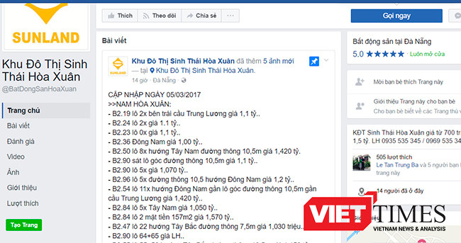 VietTimes, Đà Nẵng, bất động sản, đốt nóng, đất nền, lướt sóng, sốt đất