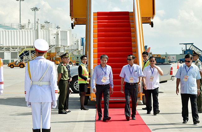 Phương án đón tiếp các nguyên thủ tại Sân bay
