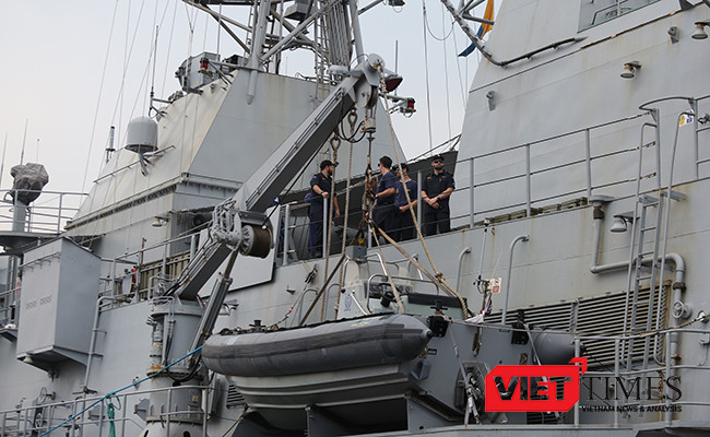 VietTimes, Hải quân Hoàng gia New Zealand, chiến hạm, HMZNS Te Kaha (F77), Cảng Tiên Sa, Đà Nẵng