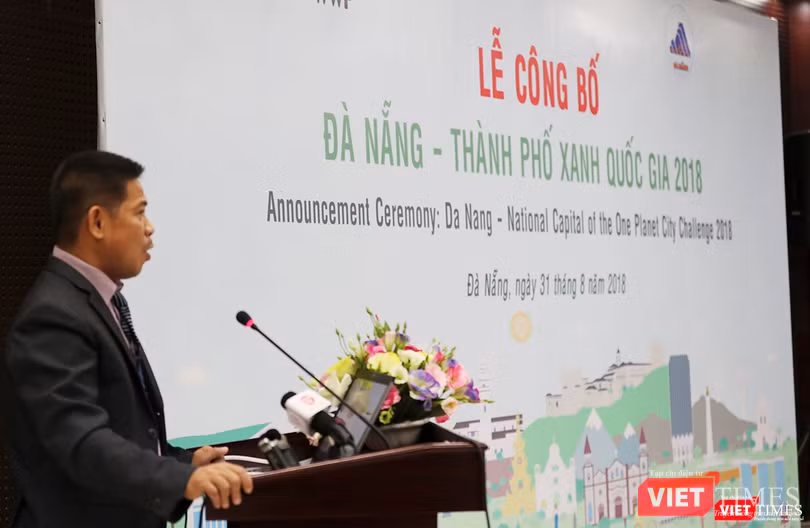 Ông Văn Ngọc Thịnh-Giám đốc Quốc gia WWF Việt Nam đánh giá cao nỗ lực của Đà Nẵng khi vinh dự trở thành “TP Xanh Quốc gia Việt Nam” giai đoạn 2017-2018.
