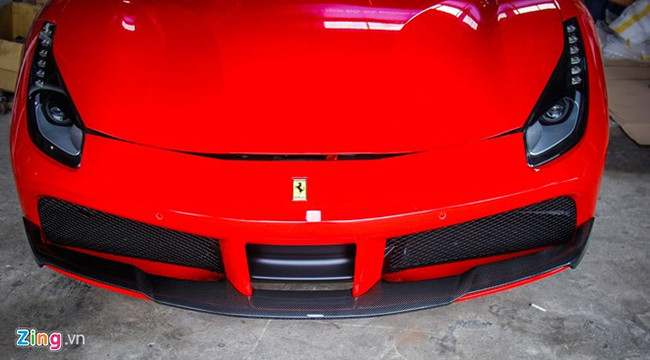 siêu xe, xe độ, Đà Nẵng, Ferrari 488 GTB, bản độ, full bodykit, Novitec Rosso,, VietTimes