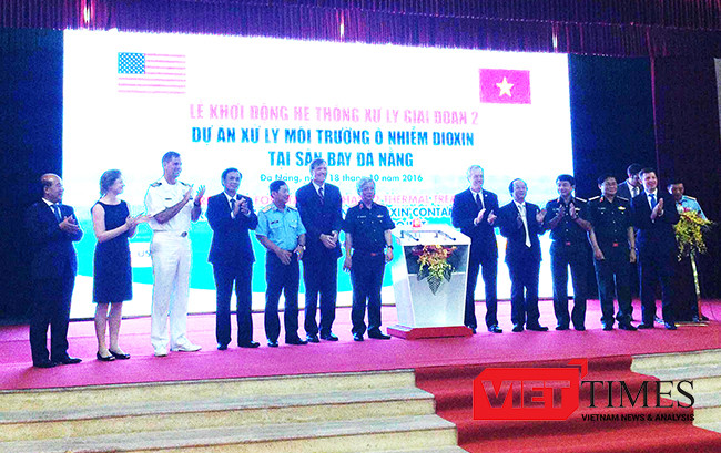 Dự án, xử lý môi trường, ô nhiễm, dioxin, sân bay Đà Nẵng, Hoa Kỳ, Nguyễn Chí Vịnh, Đại sứ, Ted Osius, VietTimes