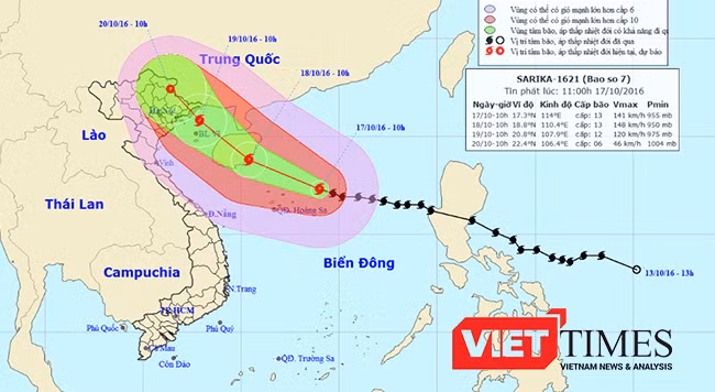 Bão số 7 vào biển Đông, hơn 36.360 tàu thuyền nhận được tin báo bão