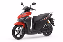 Viper có đầy đủ trang bị như mẫu xe tay ga như phanh đĩa, giảm xóc sau có bình dầu, đèn LED, đồng hồ kỹ thuật số. Ảnh: VinFast.