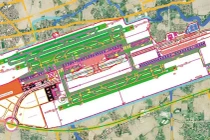 Mặt bằng dự án sân bay Gia Bình