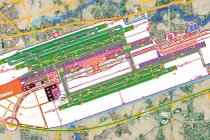 Mặt bằng dự án sân bay Gia Bình