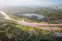 Phối cảnh Trục đại lộ cảnh quan sông Hồng hơn 855.000 tỷ đồng