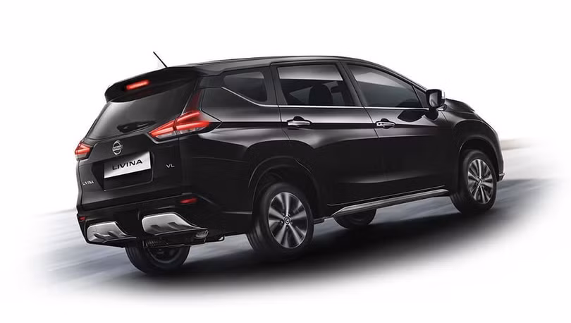 Khu vực phía sau của Nissan Livina 2019 đã được điều chỉnh dựa trên các nét thiết kế của Nissan X-Trail.