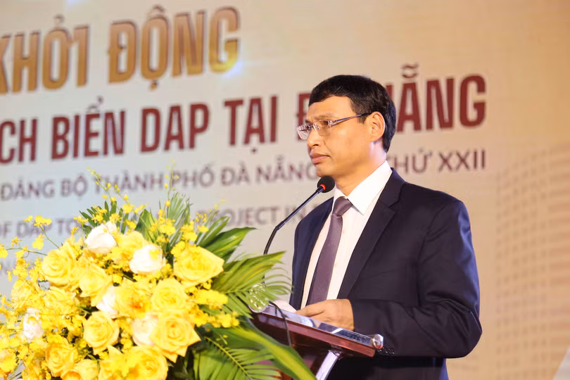 Ông Hồ Kỳ Minh, Ủy viên Ban Thường vụ Thành ủy, Phó Chủ tịch UBND Thành phố Đà Nẵng phát biểu tại sự kiện Ông Hồ Kỳ Minh, Ủy viên Ban Thường vụ Thành ủy, Phó Chủ tịch UBND Thành phố Đà Nẵng phát biểu tại sự kiện