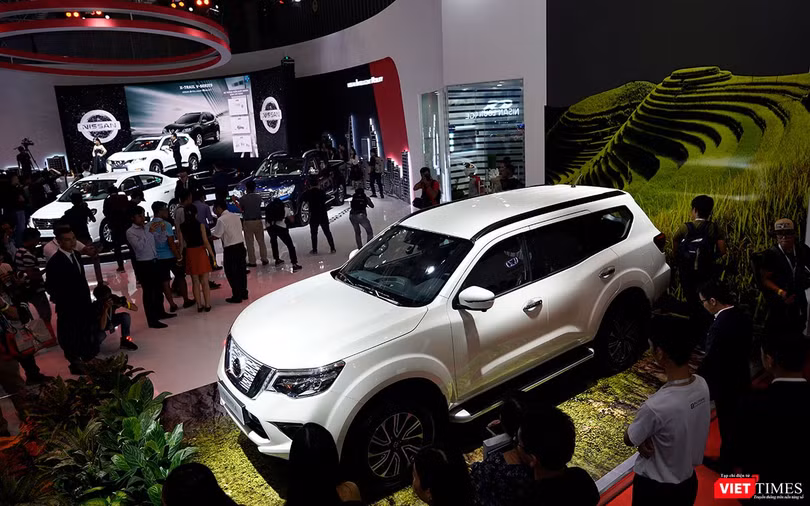 Gian hàng của Nissan Việt Nam gây sự chú ý bằng mẫu SUV 7 chỗ hoàn toàn mới Terra