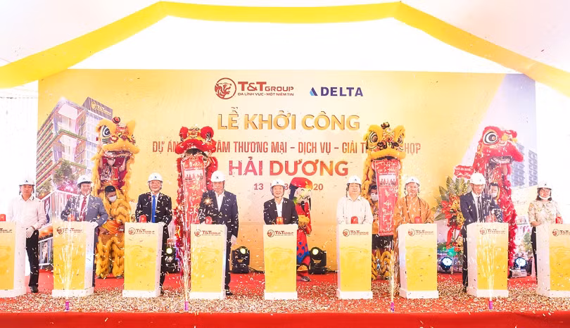 Phối cảnh dự án Trung tâm thương mại – dịch vụ - giải trí, phức hợp do Tập đoàn T&T Group làm chủ đầu tư