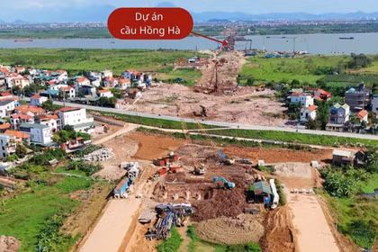 Tiến độ Vành đai 4 đoạn từ cầu Hồng Hà đến Đại lộ Thăng Long ra sao?