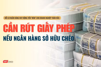 "Cần rút giấy phép hoạt động nếu ngân hàng sở hữu chéo"