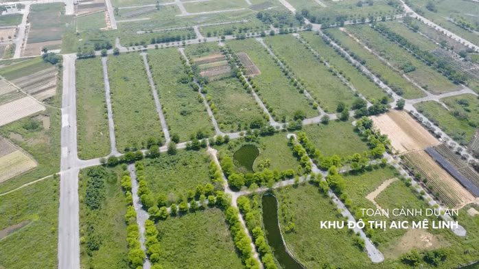 Dự án AIC Mê Linh đã hoàn thành thi công hạ tầng kỹ thuật giai đoạn 1.