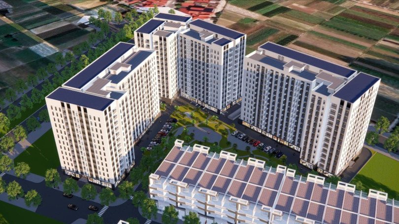 Phối cảnh dự án nhà ở xã hội Minh Đức