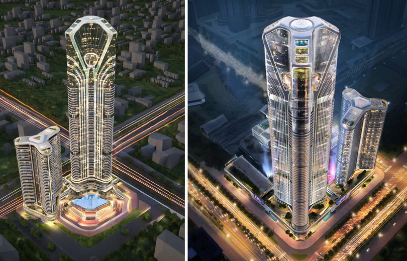 Kiến trúc Dragon 75 Complex được lấy cảm hứng từ loài Rồng