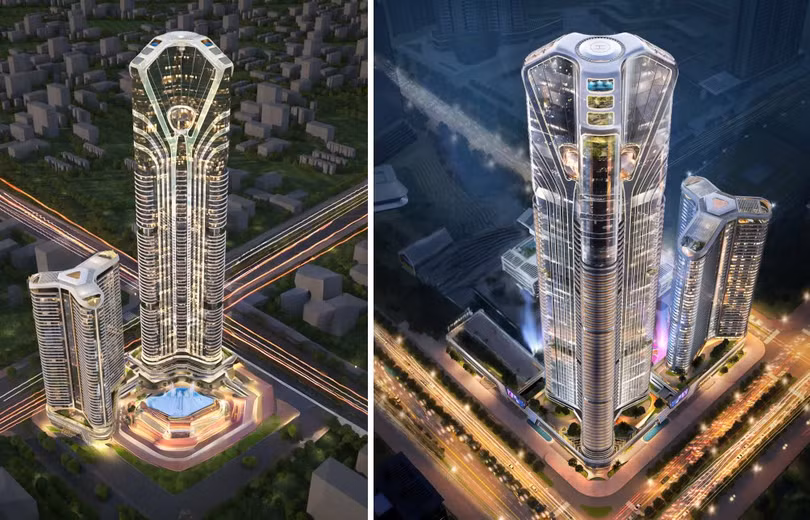 Kiến trúc Dragon 75 Complex được lấy cảm hứng từ loài Rồng