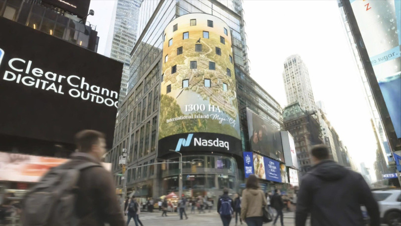 Hình ảnh dự án Gold Coast Vũng Tàu xuất hiện tại Quảng trường Thời Đại