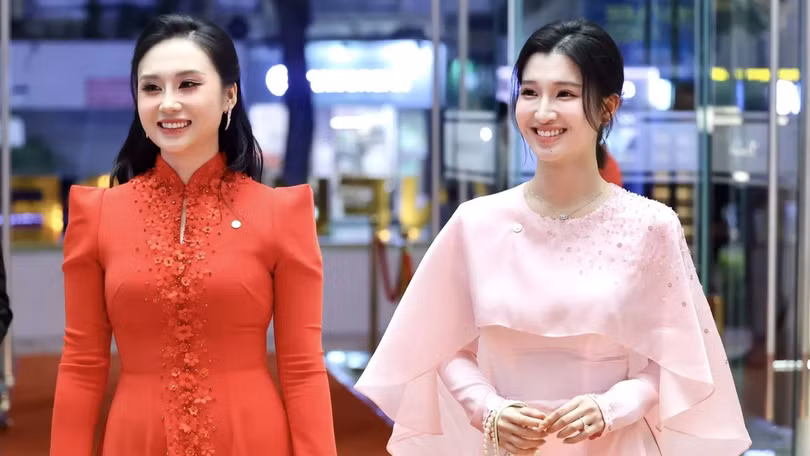Hai con dâu của gia đình tỷ phú Phạm Nhật Vượng. Nguồn: TNO