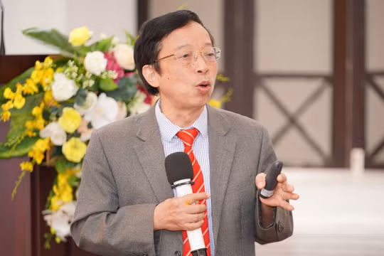 TS Phạm Xuân Hoè, Tổng thư ký Hiệp hội Cho thuê tài chính Việt Nam. Ảnh: Đình Huy 