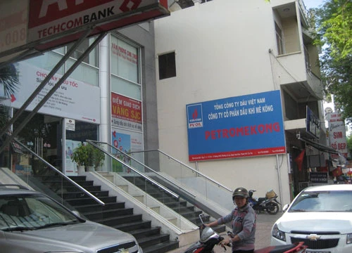 rụ sở Công ty CP Dầu khí Mê Kông đặt tại tòa nhà của Techcombank trên đường 30-4, TP Cần Thơ. Ảnh: Công Tuấn