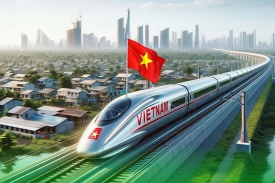 Đường sắt cao tốc Bắc - Nam. Ảnh minh họa