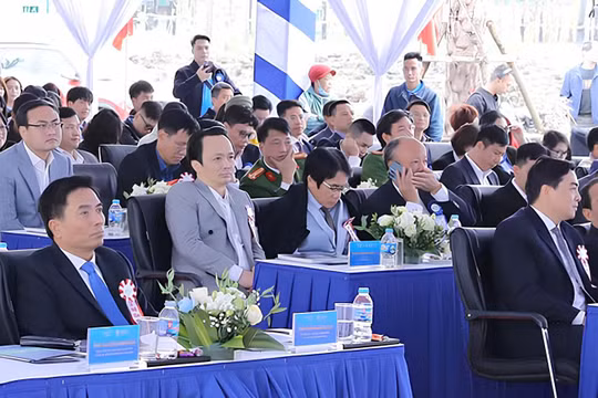 Ông Trịnh Văn Quyết - cựu Chủ tịch Tập đoàn FLC tại lễ khởi công khu đô thị Eurowindow Light City