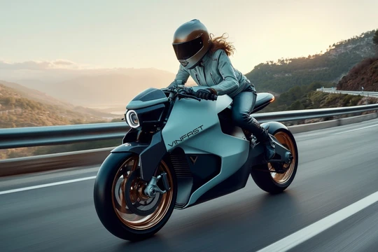 Hình ảnh xem trước của mẫu Sulad, thuộc phân khúc sportbike. Ảnh: VinFast.