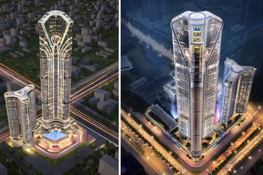 Kiến trúc Dragon 75 Complex được lấy cảm hứng từ loài Rồng