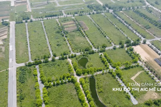 Dự án AIC Mê Linh đã hoàn thành thi công hạ tầng kỹ thuật giai đoạn 1.