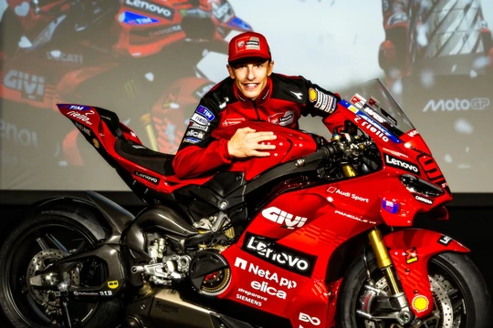 Mẫu xe kỷ niệm chức vô địch MotoGP của Marc Marquez hé lộ khả năng về Việt Nam với mức giá ngất ngưởng. Ảnh: Ducati.