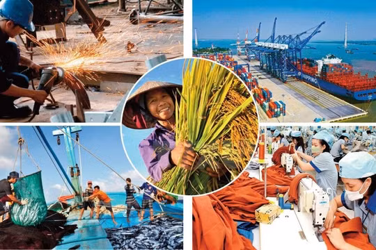 Việt Nam đặt mục tiêu tăng trưởng 2 con số. Ảnh minh họa