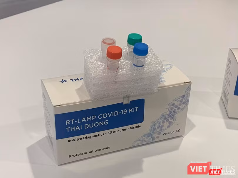 RT-LAMP COVID-19 Kit THAI DUONG. Ảnh: Thanh Hằng