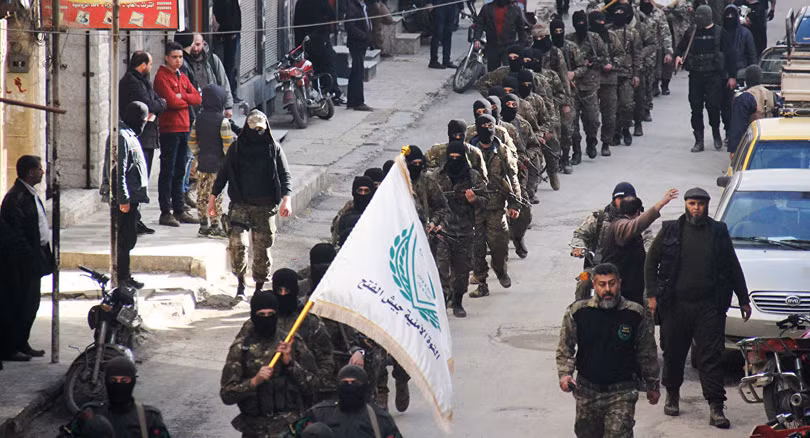 Nhóm Hayat Tahrir al-Sham tại tỉnh Idlib.